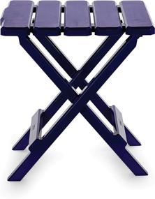 img 4 attached to 🏖️ Camco 21033 Navy Regular Adirondack Portable Outdoor Folding Side Table: Beach, Camping, Picnics, Cookouts & More!