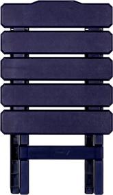 img 1 attached to 🏖️ Camco 21033 Navy Regular Adirondack Portable Outdoor Folding Side Table: Beach, Camping, Picnics, Cookouts & More!