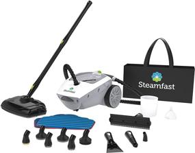 img 3 attached to 🔥 White Canister Steam Cleaner - Steamfast SF-375 Deluxe with 18 Accessories, Continuous Trigger, and Onboard Storage