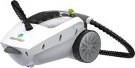 🔥 white canister steam cleaner - steamfast sf-375 deluxe with 18 accessories, continuous trigger, and onboard storage logo