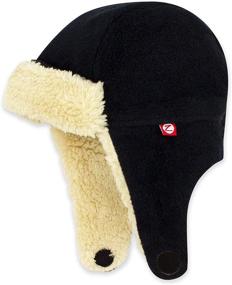 img 2 attached to 🧢 Zutano Fleece Trapper Hat in Faux Heather: Boys' Accessories for Hats & Caps