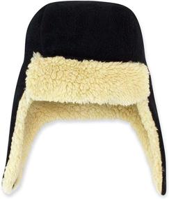 img 3 attached to 🧢 Zutano Fleece Trapper Hat in Faux Heather: Boys' Accessories for Hats & Caps