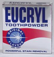 eucryl original toothpowder 🦷 - 50g, powerful stain removal formula logo