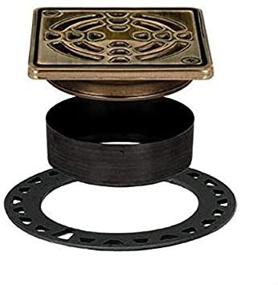 img 1 attached to 🚿 Schluter Kerdi-Drain Grate Kit, 4" Oil Rubbed Bronze: Premier Drain Solution with Stylish Appeal