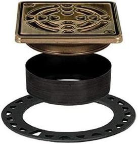 img 4 attached to 🚿 Schluter Kerdi-Drain Grate Kit, 4" Oil Rubbed Bronze: Premier Drain Solution with Stylish Appeal