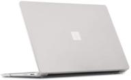 📦 mcover hard shell case for 12.4-inch microsoft surface laptop go (late 2020) - clear, touch screen compatible logo