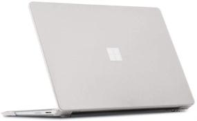 img 4 attached to 📦 mCover Hard Shell Case for 12.4-inch Microsoft Surface Laptop Go (Late 2020) - Clear, Touch Screen Compatible