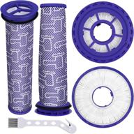 🧹 anewise filter kit for dyson dc41, dc65, dc66, up13, up20 multi floor, ball and animal vacuum, 2 hepa post filters &amp; 2 pre filters, replaces part # 920769-01 &amp; 920640-01 logo