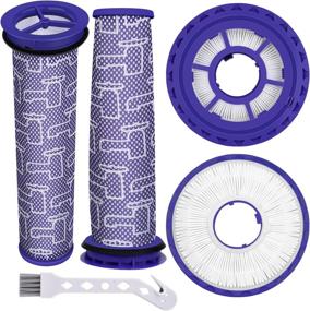img 4 attached to 🧹 Anewise Filter Kit for Dyson DC41, DC65, DC66, UP13, UP20 Multi Floor, Ball and Animal Vacuum, 2 HEPA Post Filters &amp; 2 Pre Filters, Replaces Part # 920769-01 &amp; 920640-01