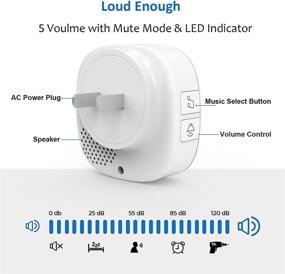 img 3 attached to 🔔 Wireless Caregiver Pager: Monitoring Assistance Products for Elderly Patients, Disabled, and Seniors - 2 Receiver 2 Transmitter - White