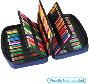 img 2 attached to YOUSHARES 220 Slots Colored Pencil Case and 145 Slots Gel Pens Case: Organize Your Art Supplies in Style!