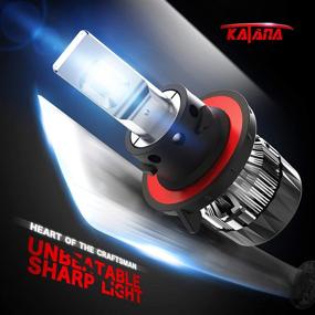 img 3 attached to 💡 Лампы KATANA H13 LED Mini Design - яркость 10000LM 60W 6500K Cool White - комплект для преобразования 9008 All-in-One из 2-х ламп - замена галогена.