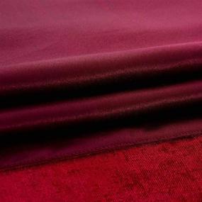 img 1 attached to 🛏️ OSVINO Chenille Bed Runner Scarf for Bedroom Hotel, Red 240X50cm, Breathable and Modern Bedding Protection for 180cm Bed