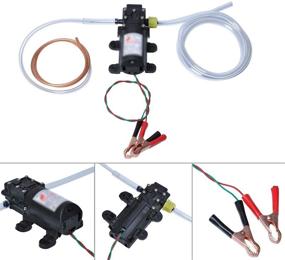 img 2 attached to 12V Electric Extractor Pump - Podoy Boat Oil Change Pump for Auto Marine Boat Diesel Car Motorbike - Fluid Suction Transfer Pump