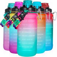 🎁 amiter half gallon water bottle with straw - best friend & friendship gifts for women, sister, birthday, mother's day, bff, her logo