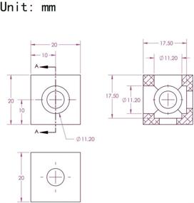 img 3 attached to 🔨 Befenybay Aluminum Extrusion Corner (Set of 8) - 20x20x20mm: Sturdy and Versatile Building Blocks for DIY Projects