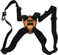 🔒 zeiss slide & flex binocular strap system, black - ensures secure binocular holding logo