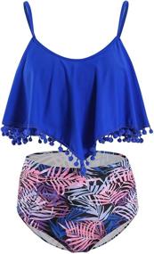 img 3 attached to Swimsuit Swimsuits Swimwear Beachwear Colorful Women's Clothing and Swimsuits & Cover Ups