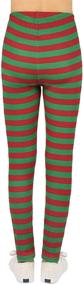 img 3 attached to 🎄 Christmas-themed Girls' Leggings for Kids - Girls' Clothing Leggings