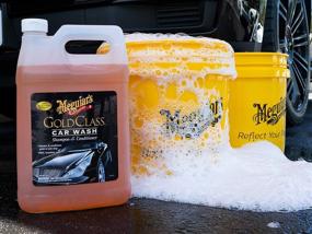 img 3 attached to 🚗 Meguiar's VBUCKET3.5GAL: Исключительный желтый ведро для автомойки - Упростите ваш опыт автомойки блестящим контейнером для воды и пены - 3.5 галлонов