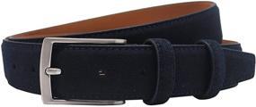 img 4 attached to J Stanar Casual Genuine Suede Leather Men's Accessories for Belts