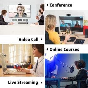 img 3 attached to 📷 Crystal Clear 1080P HD Webcam with Microphone: Enhance Your Video Calls, Conferences, and Gaming with Septekon's Streaming Computer Web Camera for Laptop/Desktop/Mac/TV