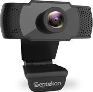 📷 crystal clear 1080p hd webcam with microphone: enhance your video calls, conferences, and gaming with septekon's streaming computer web camera for laptop/desktop/mac/tv logo