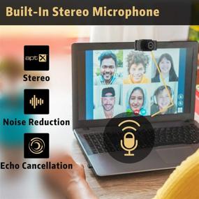 img 1 attached to 📷 Crystal Clear 1080P HD Webcam with Microphone: Enhance Your Video Calls, Conferences, and Gaming with Septekon's Streaming Computer Web Camera for Laptop/Desktop/Mac/TV