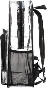 img 1 attached to 🎒 Durable Transparent Security Backpacks: The Perfect Casual Daypack Solution