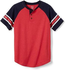 img 1 attached to 👕 Футболка Heather Boys' French Toast Little: Стильные топы, футболки и рубашки для детей