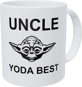 img 1 attached to Wampumtuk Best Uncle 👨 Ever, Yoda 11oz Funny Coffee Mug