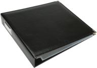 📚 we r memory keepers 40337-1 classic leather 3-ring album review: 12x12 inch, black top pick logo