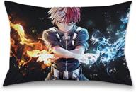 🛏️ аниме mha наволочка - чехол подушки my hero academia, чехол для подушки foiujam, держатель подушки для дивана, спальни, автомобиля, декора дома 20x30 дюймов логотип