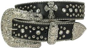 img 1 attached to Cross Rhinestone Genuine Leather X Large Women's Accessories