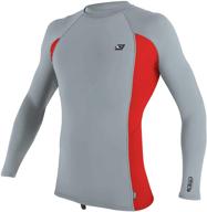 o'neill premium skins upf 50+ men's long sleeve rash guard - o'neill wetsuits logo