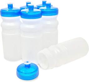 img 4 attached to 🚰 CSBD 20 oz Sports Water Bottles - 6 Pack: Reusable, BPA-Free Plastic Bottles with Leakproof Drink Spout - Perfect for Business Branding, Fundraising, and Fitness