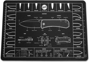 img 4 attached to 🔪 Knafs: The Ultimate Knife Mouse Pad - Oversized 10x14 Inch Shop Mat