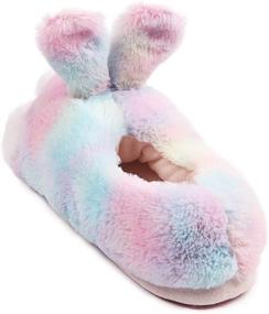 img 1 attached to 🐰 Adorable Bunny Slippers for Kids- Perfect Holiday Gifts for Boys and Girls!