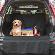 🐶 ultimate protection with pet dog trunk cargo liner - waterproof oxford car suv seat cover & floor mat for dogs cats - extra large size logo