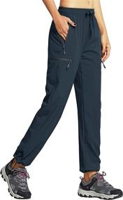 img 4 attached to 👖 Libin Women's Cargo Hiking Pants: Lightweight Quick-Dry Capri Pants with Zipper Pockets for Outdoor Activities