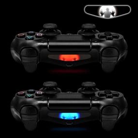 img 1 attached to 🎮 Enhance Your Gaming Experience with eXtremeRate 30 Pcs/Set Lightbar Cover Decals for PlayStation 4 Controllers