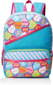 img 3 attached to Hearts 🎒 Girls Pink Platinum Backpack