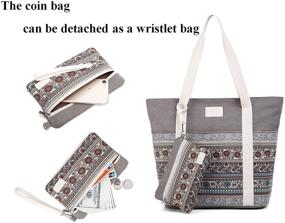 img 1 attached to 👜 Wxnow Shoulder Handbags for Women - Stylish and Lightweight Handbags with Wallet