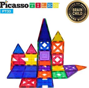 img 1 attached to 🧩 Enhance Learning and Creative Play with PicassoTiles Educational Construction Sets