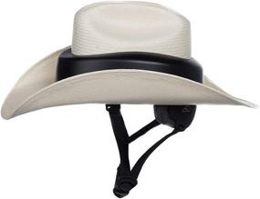 img 2 attached to 🤠 Men's Ridesafe Straw Cowboy Hat by RESISTOL