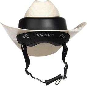 img 1 attached to 🤠 Men's Ridesafe Straw Cowboy Hat by RESISTOL