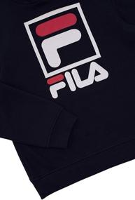 img 2 attached to Fila Heritage Unisex Brushed Sweatshirt: Trendy Boys' Fashion Hoodie & Sweatshirt