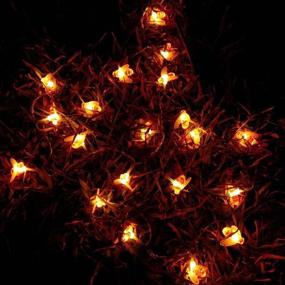 img 1 attached to Illuminate Your Space with Amants01 Bee String Lights - 80 LEDs, 32.8 ft of Honeybee LED Fairy String Lights, Perfect for Party, Wedding, Xmas, Decoration, Gardens, Patios - Battery Powered