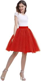 img 2 attached to MisShow Womens Vintage Princess Underskirt Women's Clothing in Skirts