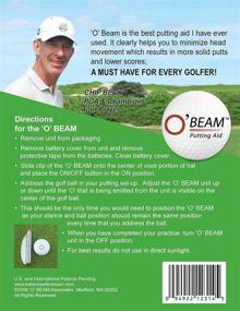 img 1 attached to Master Your Putts with O'BEAM Golf Putting Aid